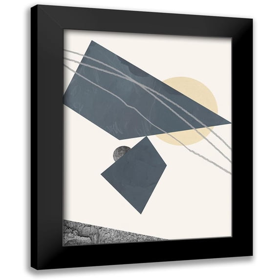 Green, Jacob 12x14 Black Modern Framed Museum Art Print Titled - Diamond Slate III