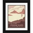 thumbnail image 1 of Green, Jacob 12x14 Black Ornate Wood Framed with Double Matting Museum Art Print Titled - French Coast II, 1 of 4