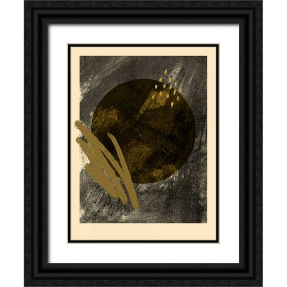 Green, Jacob 12x14 Black Ornate Wood Framed with Double Matting Museum Art Print Titled - Grafis II