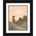 thumbnail image 1 of Green, Jacob 12x14 Black Ornate Wood Framed with Double Matting Museum Art Print Titled - Hillside Walking Path VI, 1 of 4