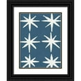 thumbnail image 1 of Green, Jacob 12x14 Black Ornate Wood Framed with Double Matting Museum Art Print Titled - Shibori Pattern IV, 1 of 4