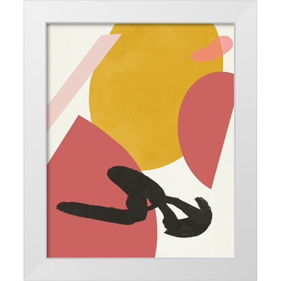 Green, Jacob 12x14 White Modern Wood Framed Museum Art Print Titled - Bright Boy II