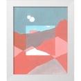 thumbnail image 1 of Green, Jacob 12x14 White Modern Wood Framed Museum Art Print Titled - Desert Dreamscape II, 1 of 4