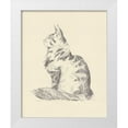 thumbnail image 1 of Green, Jacob 12x14 White Modern Wood Framed Museum Art Print Titled - House Cat II, 1 of 4