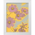 thumbnail image 1 of Green, Jacob 12x14 White Modern Wood Framed Museum Art Print Titled - Pop Art Floral II, 1 of 4
