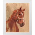 thumbnail image 1 of Green, Jacob 12x14 White Modern Wood Framed Museum Art Print Titled - Thoroughbred II, 1 of 4