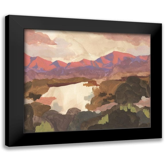 Green, Jacob 14x12 Black Modern Framed Museum Art Print Titled - Hawksbill River View II