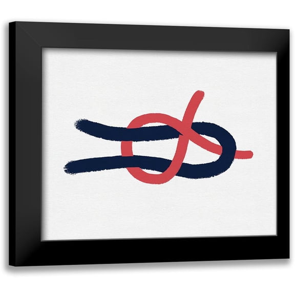 Green, Jacob 14x12 Black Modern Framed Museum Art Print Titled - Sailing Knot I
