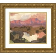 thumbnail image 1 of Green, Jacob 14x12 Gold Ornate Wood Framed with Double Matting Museum Art Print Titled - Hawksbill River View I, 1 of 4
