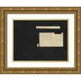 thumbnail image 1 of Green, Jacob 14x12 Gold Ornate Wood Framed with Double Matting Museum Art Print Titled - Quadrate Abstract II, 1 of 4