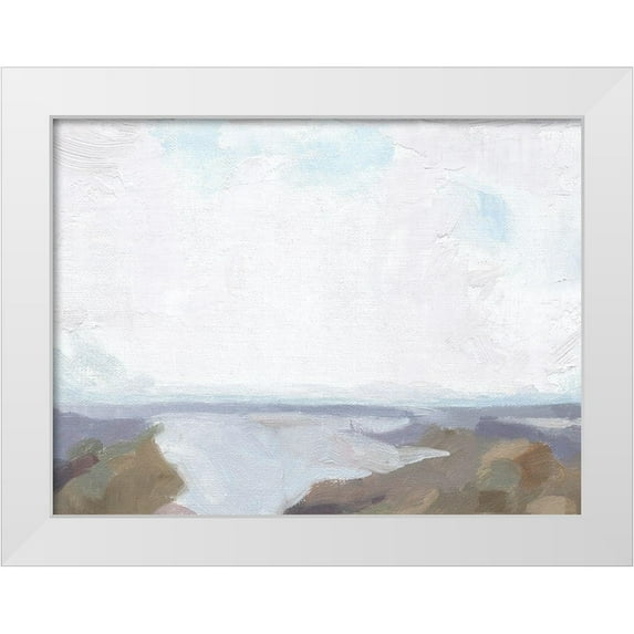 Green, Jacob 14x12 White Modern Wood Framed Museum Art Print Titled - Low Appalachia II