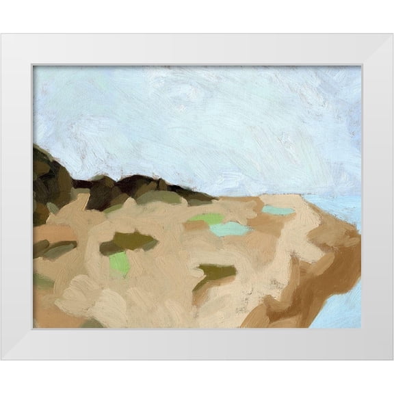 Green, Jacob 14x12 White Modern Wood Framed Museum Art Print Titled - Puerto Balao I