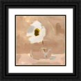 thumbnail image 1 of Green, Jacob 15x15 Black Ornate Wood Framed with Double Matting Museum Art Print Titled - Canary Island Marguerite II, 1 of 4