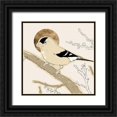 thumbnail image 1 of Green, Jacob 15x15 Black Ornate Wood Framed with Double Matting Museum Art Print Titled - Spring Passerine IV, 1 of 4