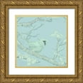 thumbnail image 1 of Green, Jacob 15x15 Gold Ornate Wood Framed with Double Matting Museum Art Print Titled - Backyard Bird Sketch I, 1 of 4