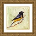 thumbnail image 1 of Green, Jacob 15x15 Gold Ornate Wood Framed with Double Matting Museum Art Print Titled - Backyard Birds I, 1 of 4