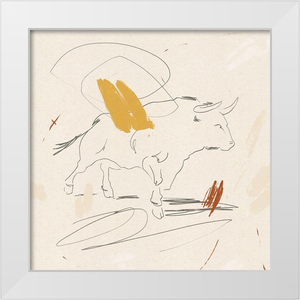 Green, Jacob 15x15 White Modern Wood Framed Museum Art Print Titled ...