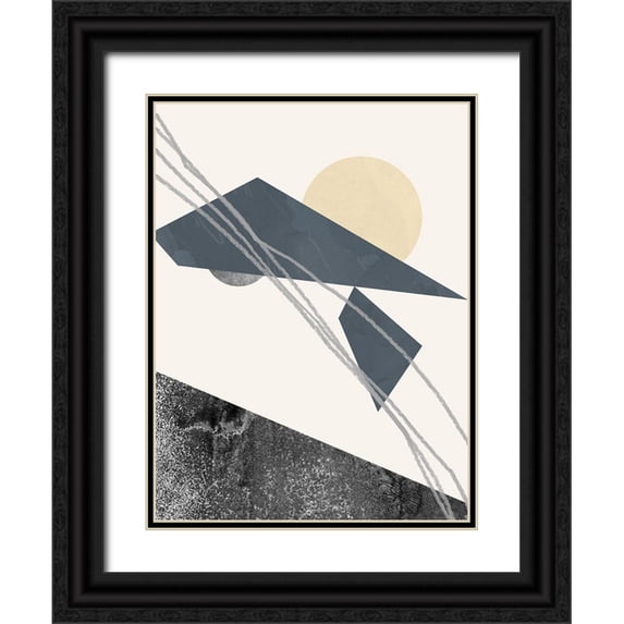 Green, Jacob 15x18 Black Ornate Wood Framed with Double Matting Museum Art Print Titled - Diamond Slate II