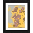 thumbnail image 1 of Green, Jacob 15x18 Black Ornate Wood Framed with Double Matting Museum Art Print Titled - Pop Art Floral I, 1 of 4