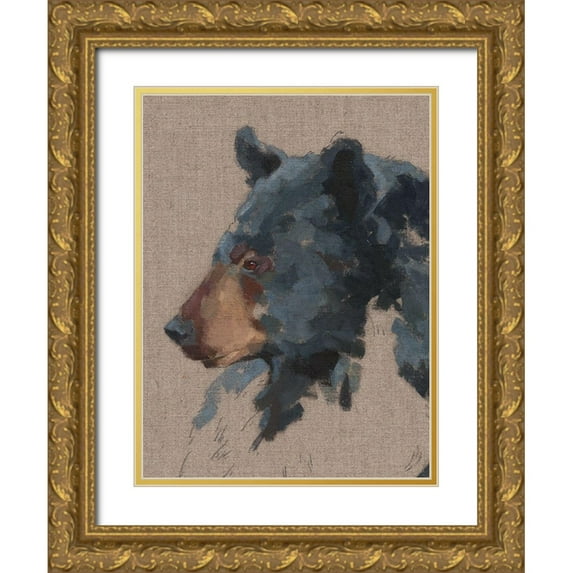 Green, Jacob 15x18 Gold Ornate Wood Framed with Double Matting Museum Art Print Titled - Big Bear IV