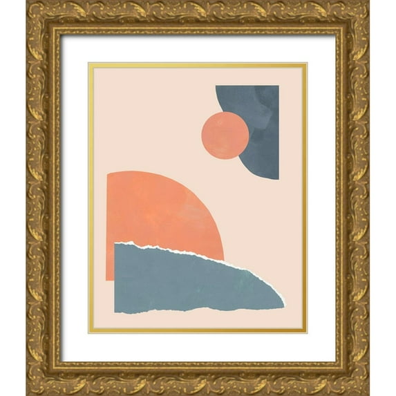 Green, Jacob 15x18 Gold Ornate Wood Framed with Double Matting Museum Art Print Titled - Summer Isle I