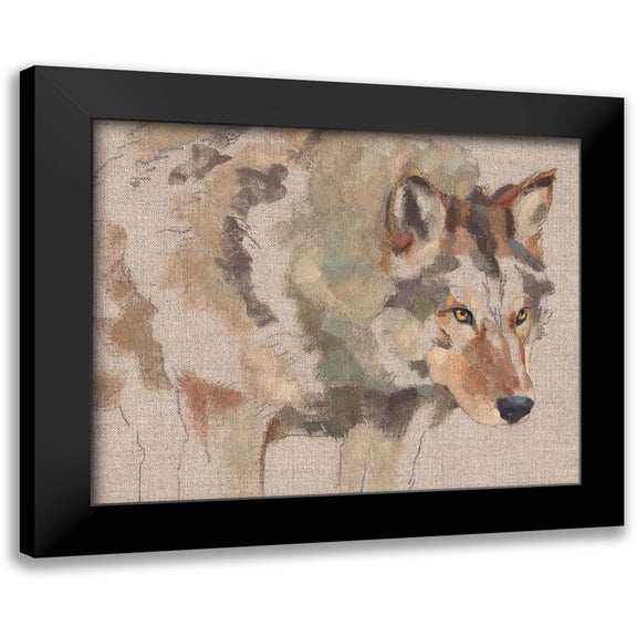 Green, Jacob 18x15 Black Modern Framed Museum Art Print Titled - Timber Wolf I