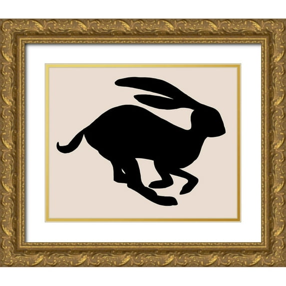 Green, Jacob 18x15 Gold Ornate Wood Framed with Double Matting Museum Art Print Titled - Animal Sprinter I