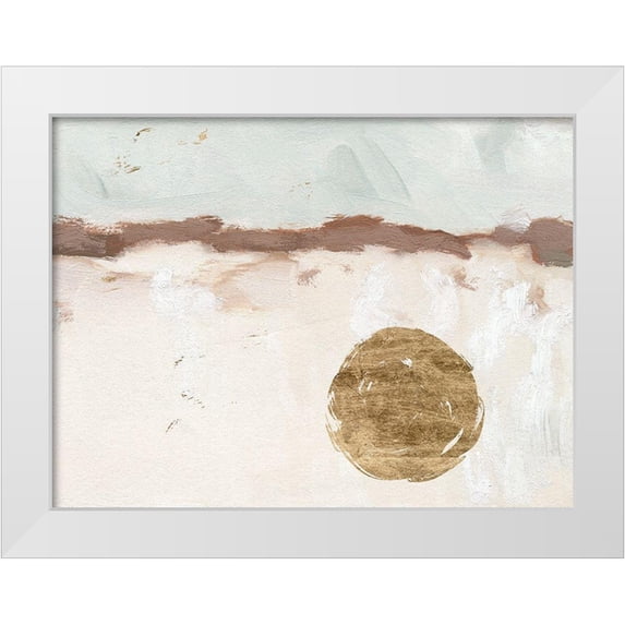 Green, Jacob 18x15 White Modern Wood Framed Museum Art Print Titled - Winter Medallion III