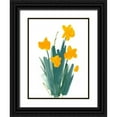 thumbnail image 1 of Green, Jacob 19x24 Black Ornate Wood Framed with Double Matting Museum Art Print Titled - Daffodil Bunch II, 1 of 4
