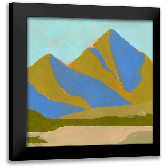 Green, Jacob 20x20 Black Modern Framed Museum Art Print Titled - High California Hills III