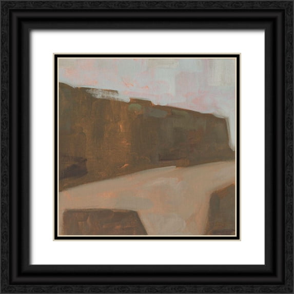Green, Jacob 20x20 Black Ornate Wood Framed with Double Matting Museum Art Print Titled - Chestnut Grove II