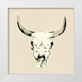thumbnail image 1 of Green, Jacob 20x20 White Modern Wood Framed Museum Art Print Titled - Steer Skull II, 1 of 4