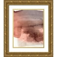 thumbnail image 1 of Green, Jacob 20x24 Gold Ornate Wood Framed with Double Matting Museum Art Print Titled - Red Ochre Abstract II, 1 of 4
