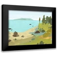 thumbnail image 1 of Green, Jacob 24x19 Black Modern Framed Museum Art Print Titled - Coastal Inlet II, 1 of 5