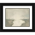 thumbnail image 1 of Green, Jacob 24x19 Black Ornate Wood Framed with Double Matting Museum Art Print Titled - Smoke River II, 1 of 4