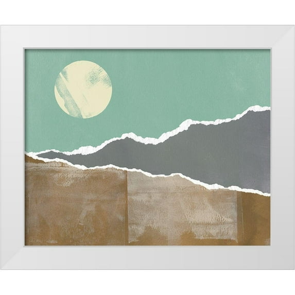 Green, Jacob 24x20 White Modern Wood Framed Museum Art Print Titled - Nevada Nocturn II