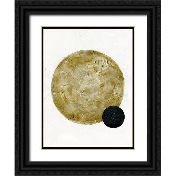 Green, Jacob 25x32 Black Ornate Wood Framed with Double Matting Museum Art Print Titled - Scandinavian Moon II