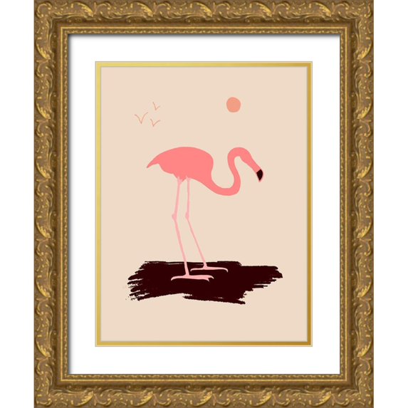 Green, Jacob 25x32 Gold Ornate Wood Framed with Double Matting Museum Art Print Titled - Native Floridian II