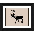 thumbnail image 1 of Green, Jacob 32x25 Black Ornate Wood Framed with Double Matting Museum Art Print Titled - Wild Ambler II, 1 of 4