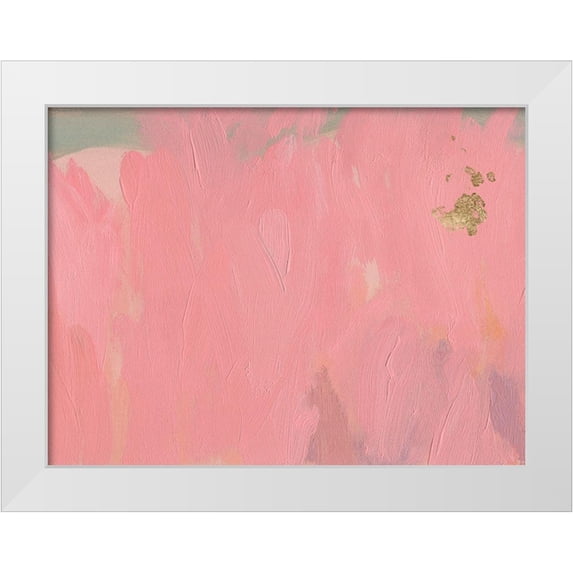 Green, Jacob 32x25 White Modern Wood Framed Museum Art Print Titled - Cherry Horizon I