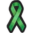 thumbnail image 1 of Green-Jade Awareness Ribbon Patch, Support Patches, 1 of 4