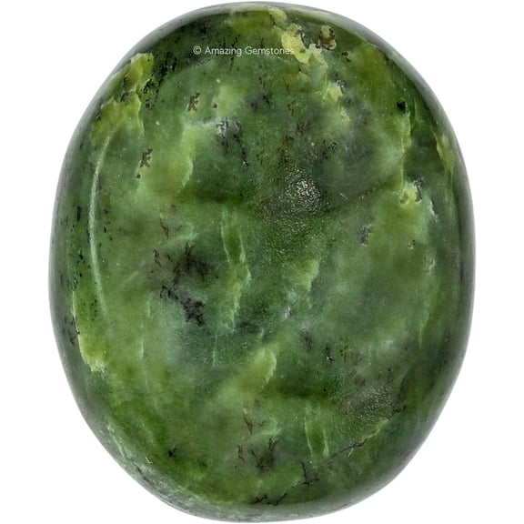 Green Jade Crystal Palm Stone