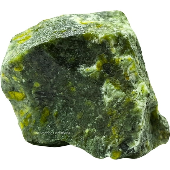 Green Jade Raw Crystals and Healing Stones (1 Piece)