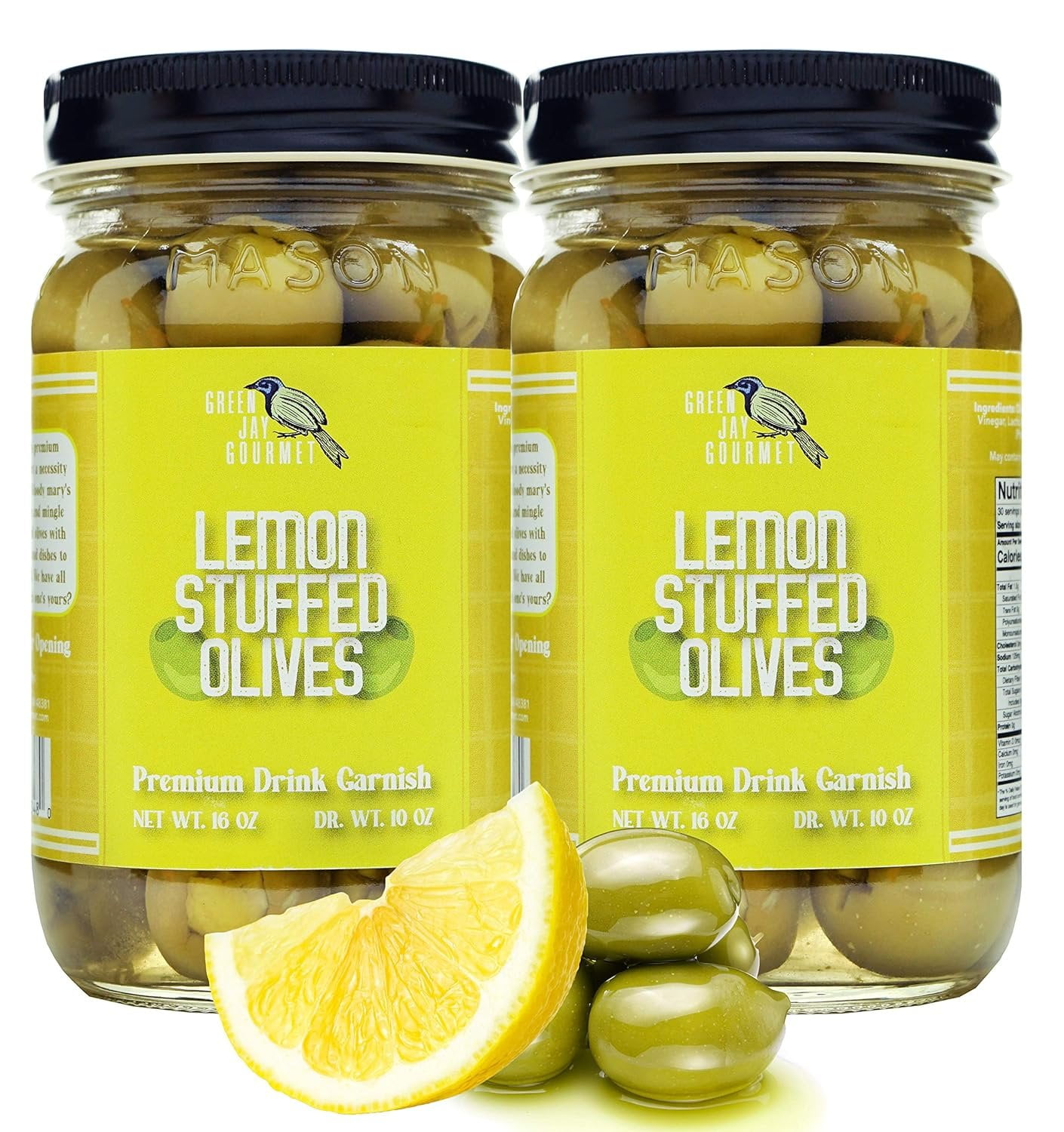 https://i5.walmartimages.com/seo/Green-Jay-Gourmet-Lemon-Stuffed-Olives-Cocktail-Garnish-Cheese-Board-Recipes-Dirty-Martini-All-Natural-Large-2-x-16-Oz_3eb2573e-a58d-44d5-af45-26bb78956a99.1ec5ae60c8fd8b11a8ad5ec8d8b2ceec.jpeg