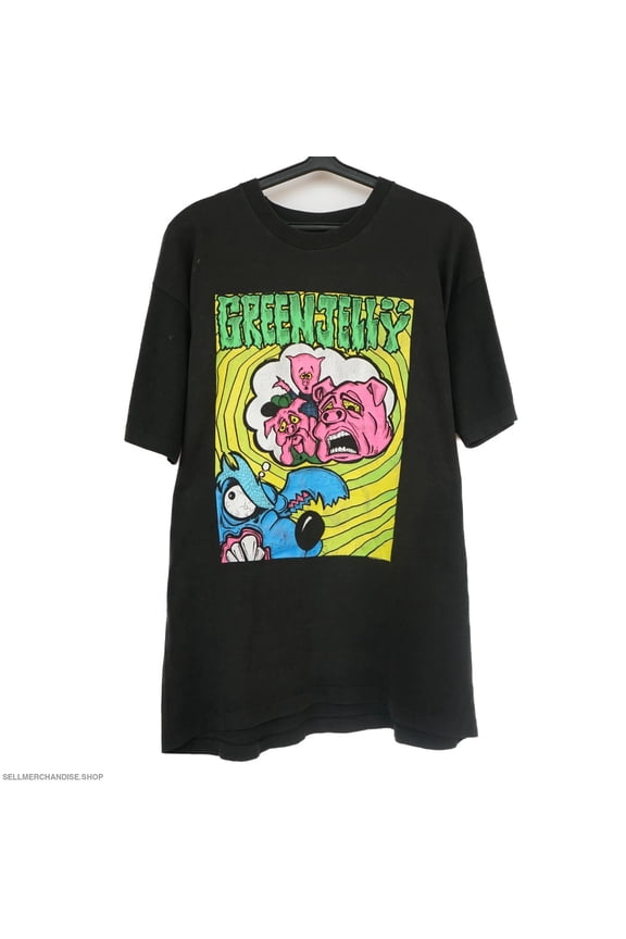 Green Jelly T-Shirt For Gifts S-4XL Men's Rare TD279