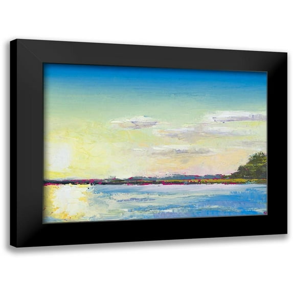 Green, Jenny 14x11 Black Modern Framed Museum Art Print Titled - Sun on the Water