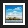 thumbnail image 1 of Green, Jenny 15x15 Black Ornate Wood Framed with Double Matting Museum Art Print Titled - Approaching Shore, 1 of 4