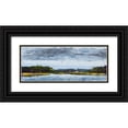 thumbnail image 1 of Green, Jenny 32x15 Black Ornate Wood Framed with Double Matting Museum Art Print Titled - Overcast Days in Town, 1 of 4