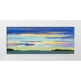 thumbnail image 1 of Green, Jenny 32x15 White Modern Wood Framed Museum Art Print Titled - Island Sunsets, 1 of 4
