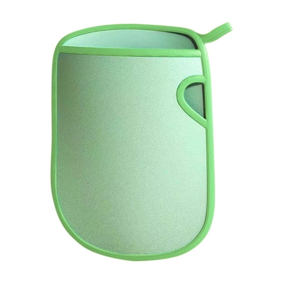 Green Kids Bath Gloves For Gentle Exfoliation, Soft Sponge Bath Mitt For Baby, Painless Back Scrubbing Shower Tool